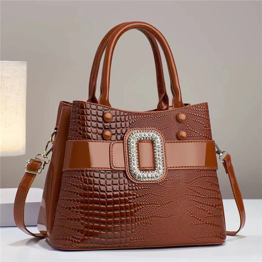 Bright Leather Women's Handbag Shop1102959999 Store