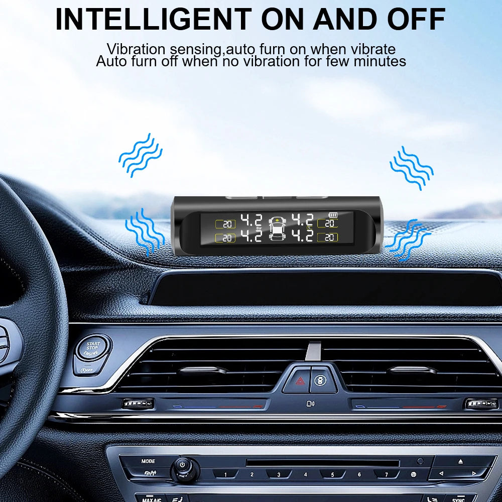 SolarGuard™ TPMS: Sun-Powered, Real-Time Tire Safety ☀️