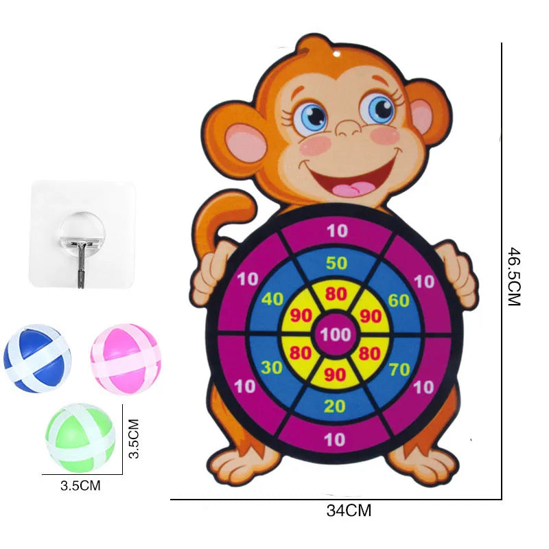 Kids Educational Dart Board Set