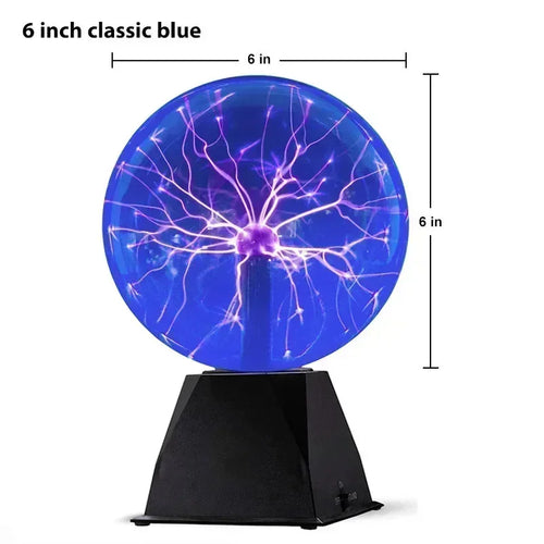 8 Inch Sound Control Magic Plasma Ball Lamp LED Night Light Atmosphere