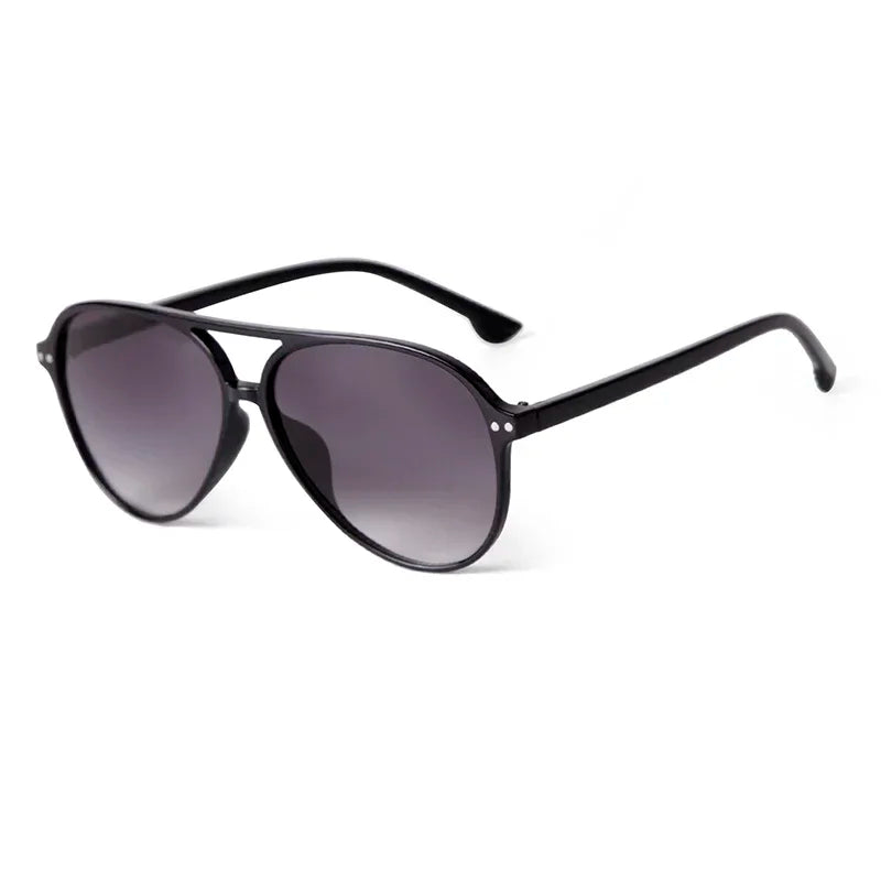 Brown Square Frame Brown Lens Polarized Sunglasses UV 400 Protection 棕色方形框棕色鏡片偏光太陽眼鏡 KCSG2255