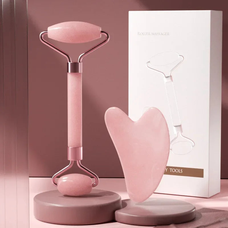 Face Roller & Gua Sha Tool For Skincare