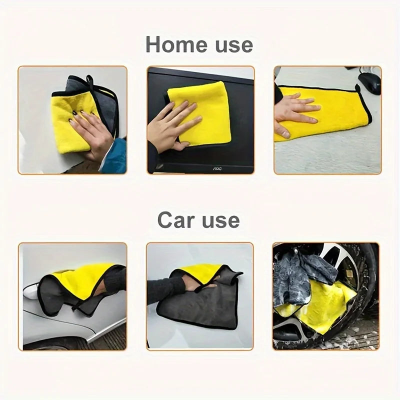 Ultra-Soft Car Cleaning Towels - No Shedding or Streaks