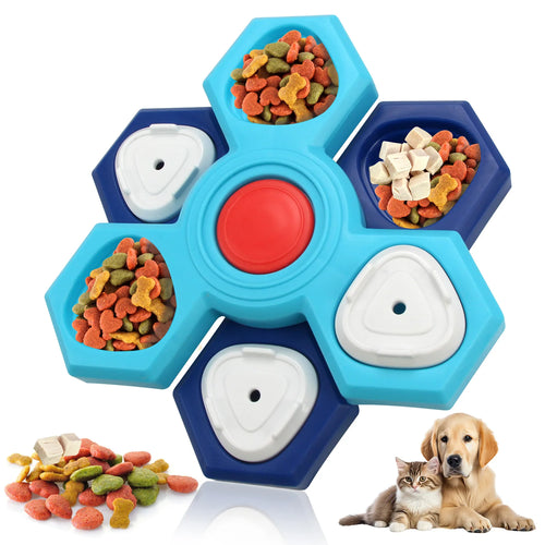 New educational pet toys Multi-layer rotating Turntable Slow food
