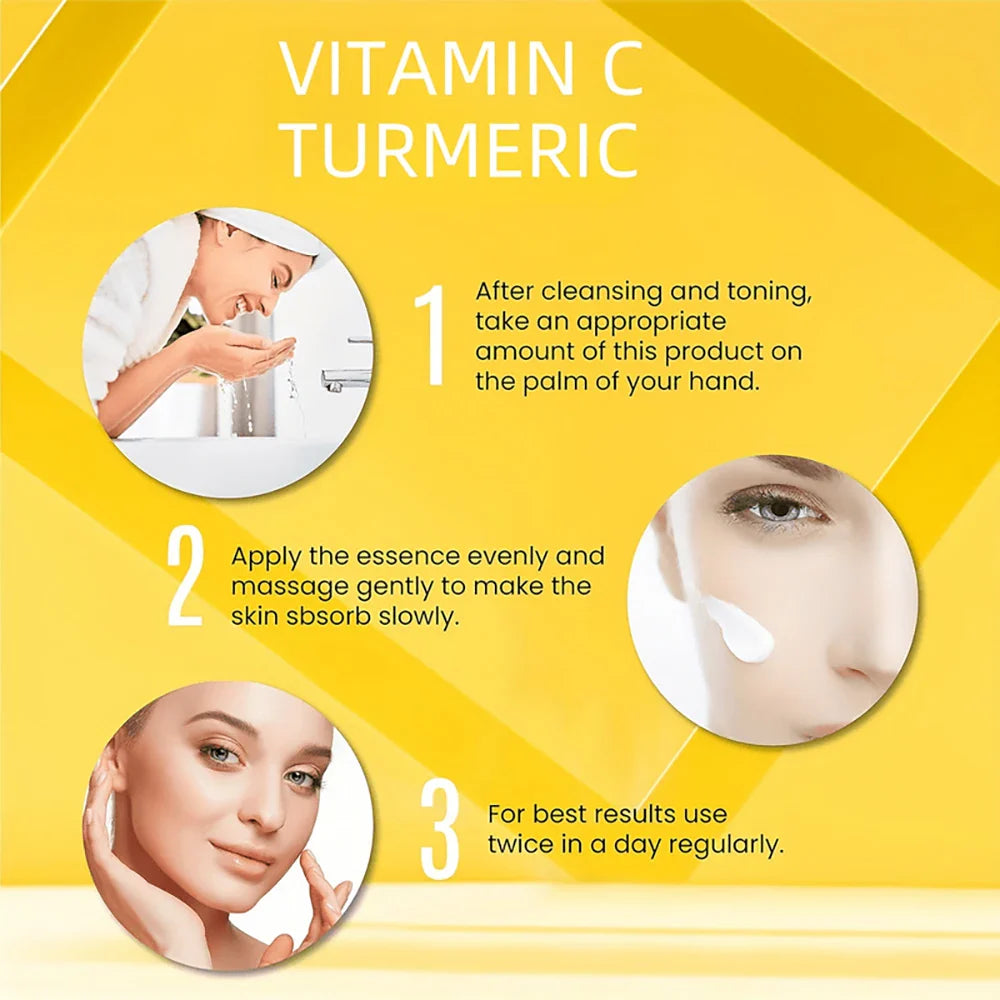 Turmeric Vitamin C Face cream Retinol Moisturizing Firming Hyaluronic Lightening Repairing Smooth Skincare Whitening Creams REAROYA Beauty Store