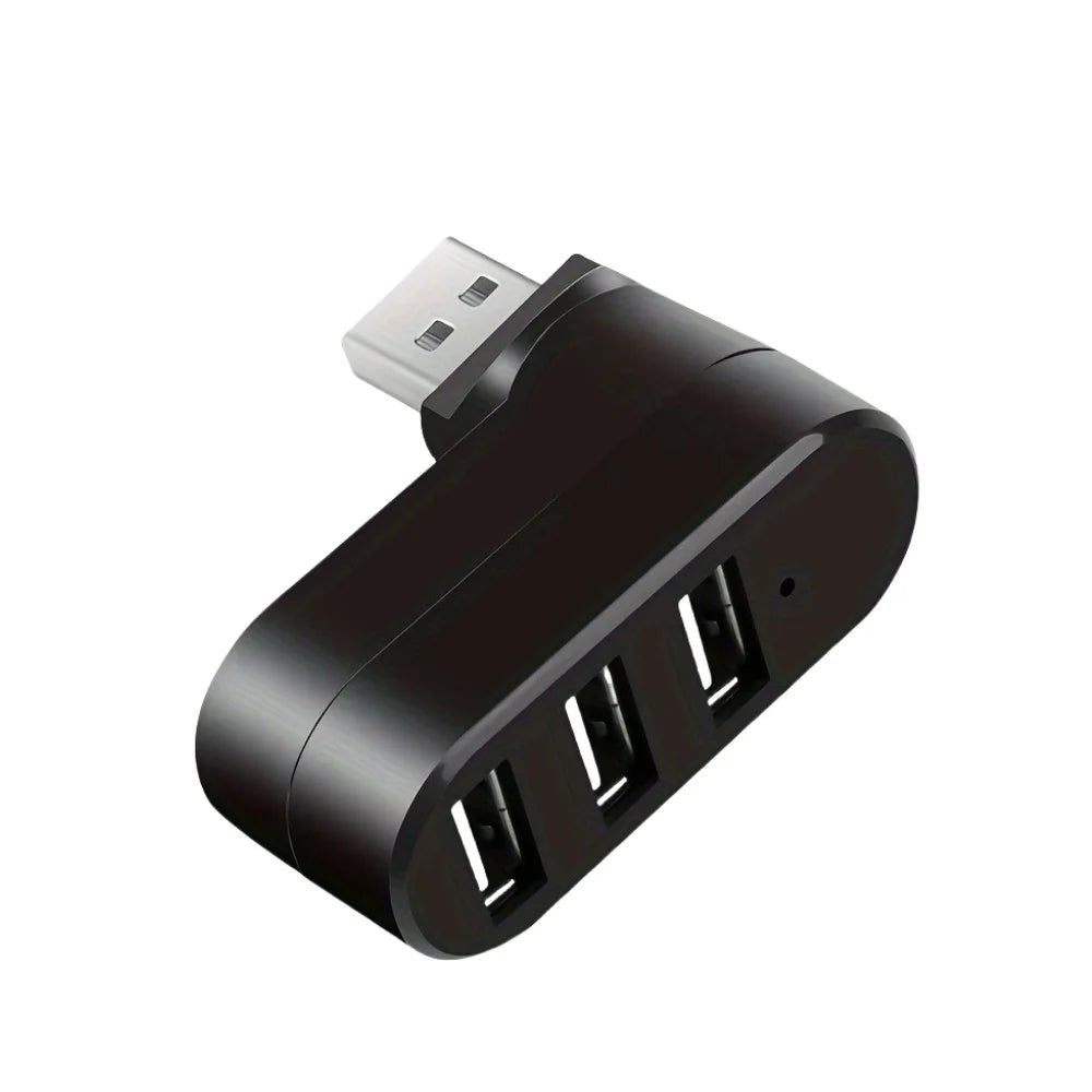 Connect Easy: 4-in-1 Rotatable USB Hub