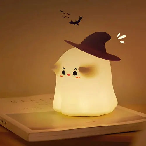 Halloween Pumpkin Night Lights Cute Soft Silicone Safe Lamp AliExpress