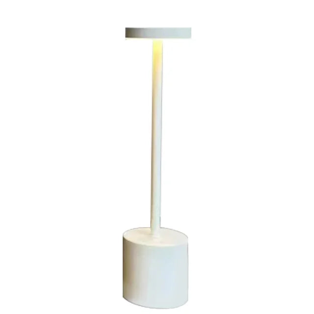 LED Rechargeable, Touch, Metal Table Lamp Bedroom, Living Room, Creative Ambient Light. Indoor Decoration