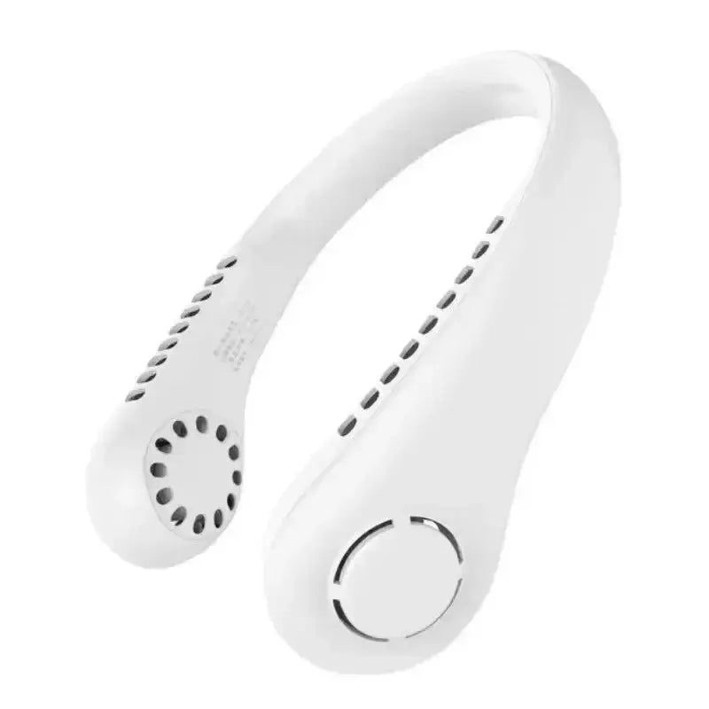 Portable Neck Fan Bladeless | 3-Speed Wearable with Rechargeable Battery