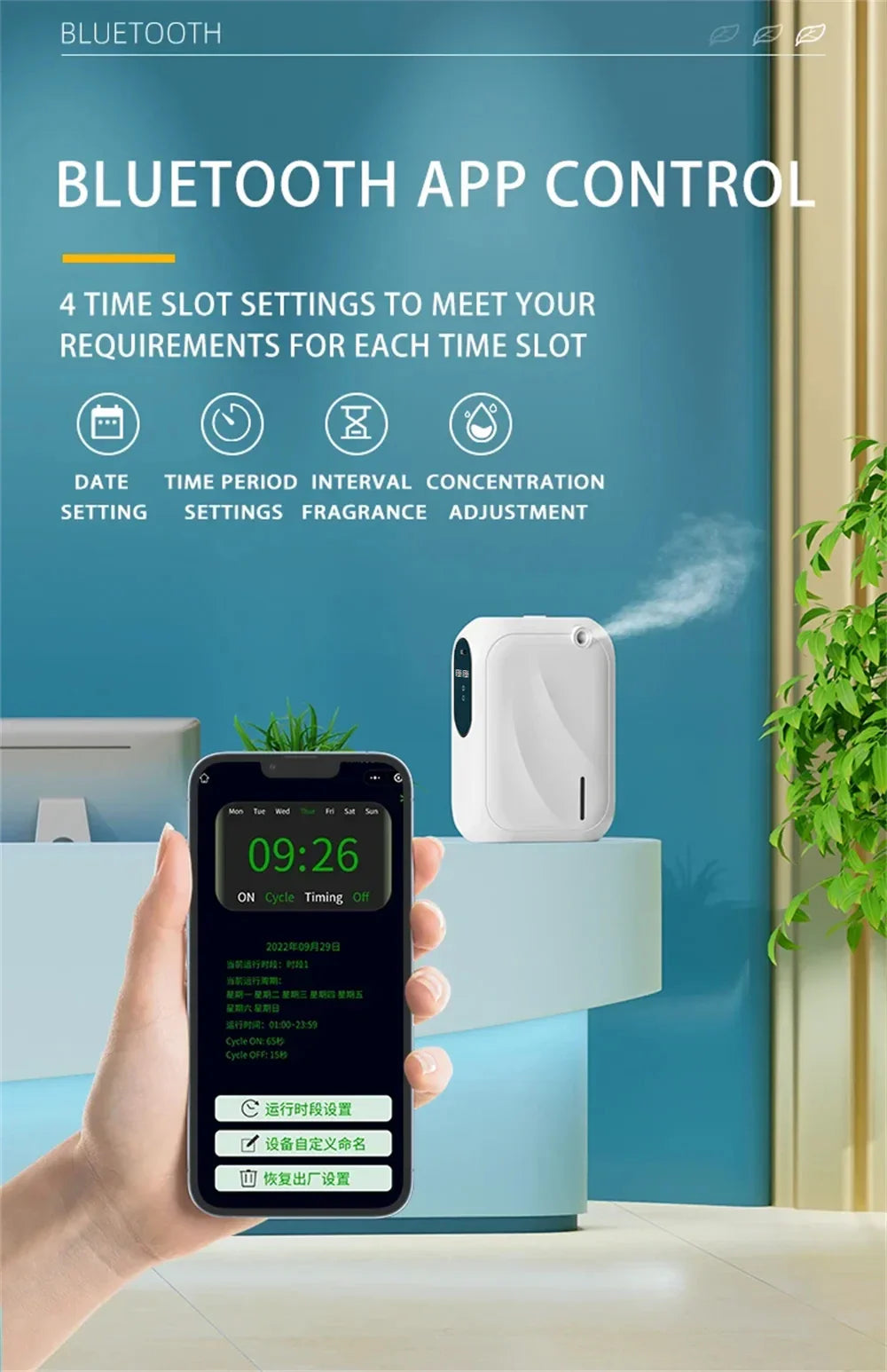 140ML Aroma Diffuser for Home & Hotel Spaces