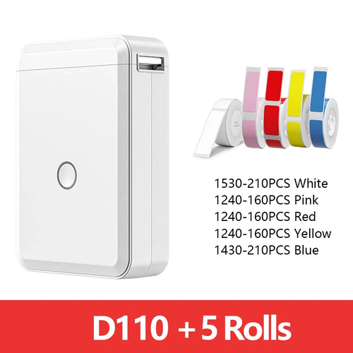 Niimbot D110 Portable Mini Printer Thermal Adhesive Sticker Label