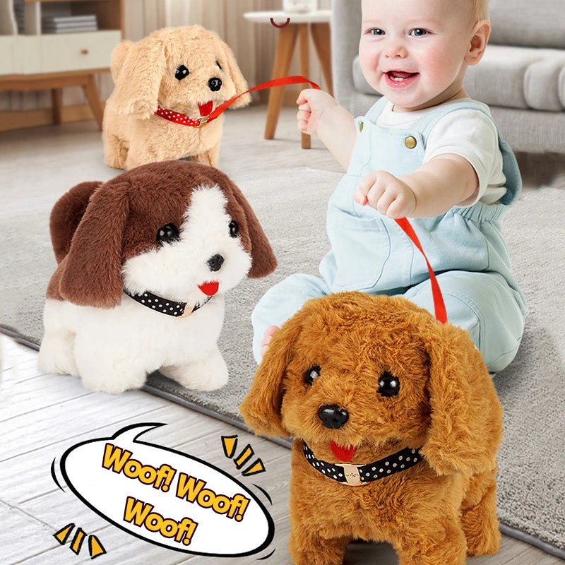 Realistic Electric Simulation Smart Dog Plush Toy Cute Little Puppy