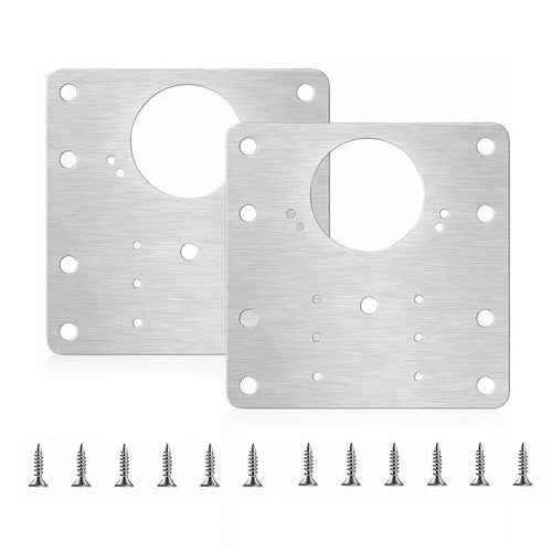 2/4/10pcs Hinge Plate Kitchen Cupboard Door Hinge Repair Kit Plates