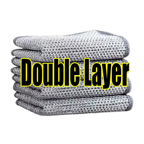 Cotton Rags Kitchen Cleaning Cloth Towels Tea Towel Magic Cloths Metal