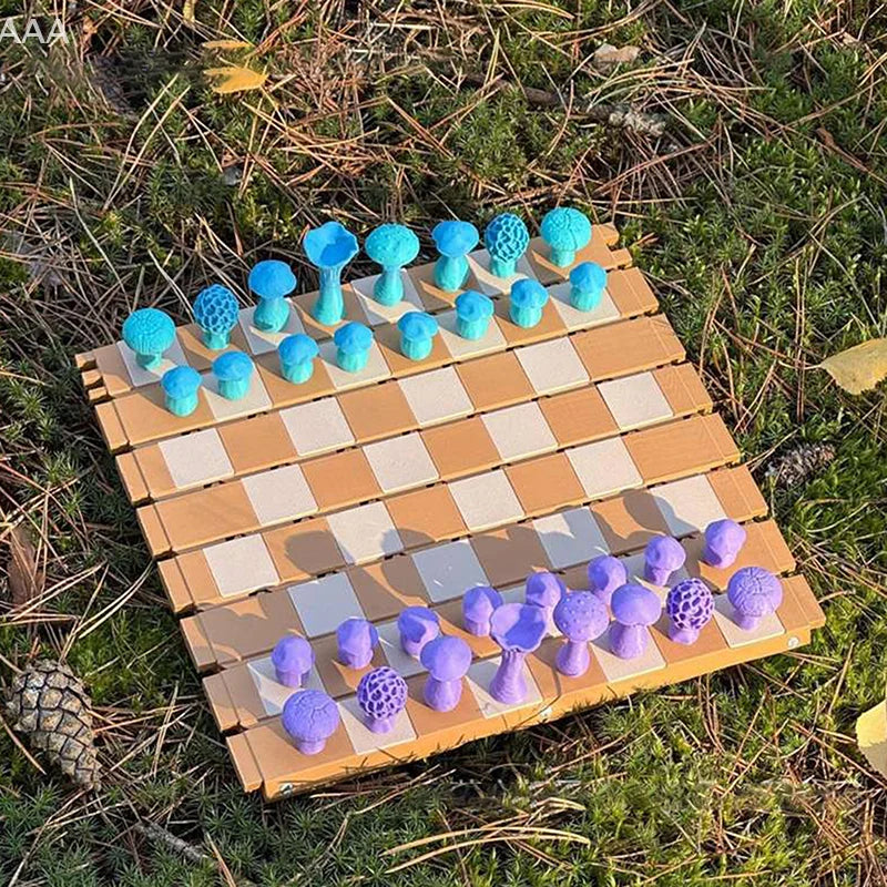 Mystic Mushroom Chess – Play, Stick, and Conquer!