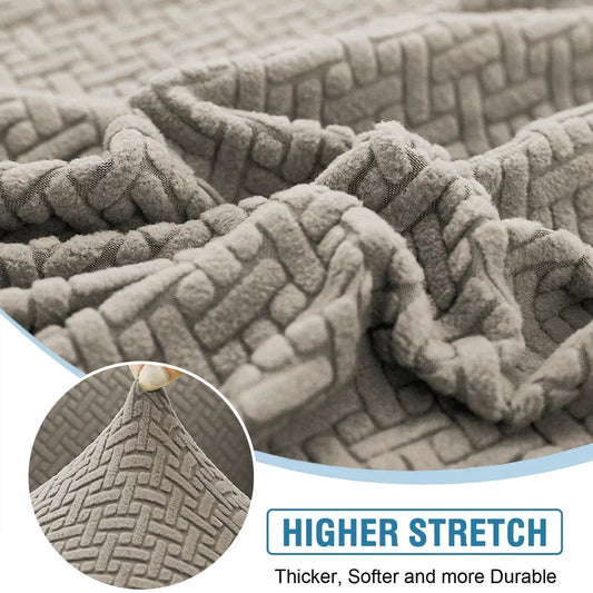 Premium Stretch Velvet Sofa Cover – Washable, Non-Slip, Pet & Kid Friendly Iron Stark Store