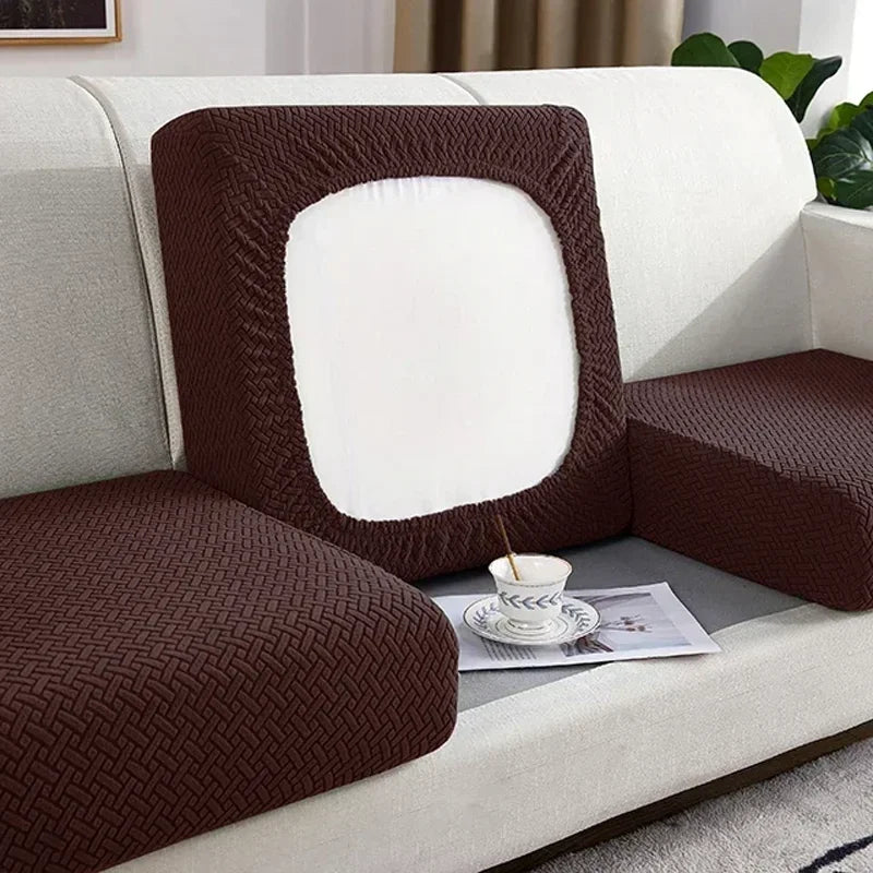 Premium Stretch Velvet Sofa Cover – Washable, Non-Slip, Pet & Kid Friendly