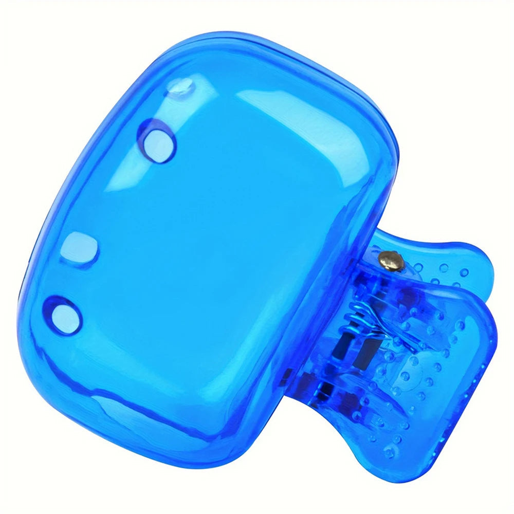 Travel Toothbrush Head Covers Toothbrush Protector Cap Brush Pod Case Protective Portable Plastic Clip For Household Travel Stone's Store