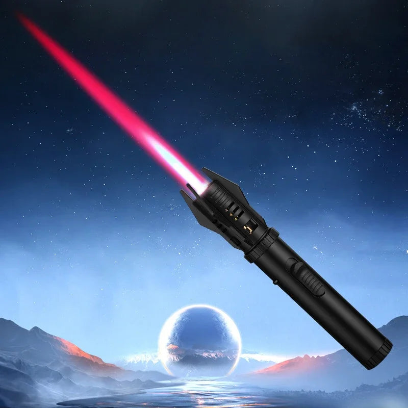 Turbo Torch Jet Gas Lighter High Firepower Windproof Spray Gun Kitchen Cooking Smoking Accessories Jewelry Welding Cigar Lighter Unusual lighters Store