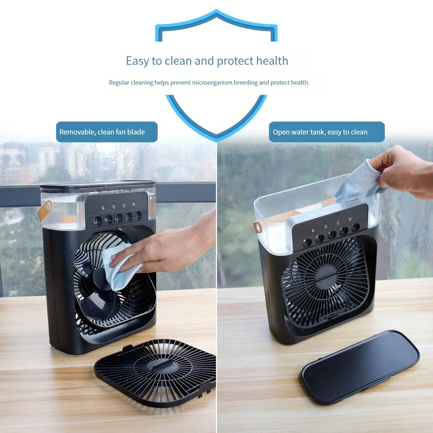 View details for Air Humidifier Cooling USB Fan Water Mist small refrigeration air Air Humidifier Cooling USB Fan Water Mist small refrigeration air