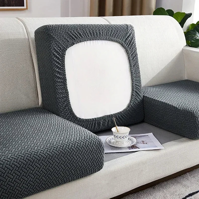 Premium Stretch Velvet Sofa Cover – Washable, Non-Slip, Pet & Kid Friendly