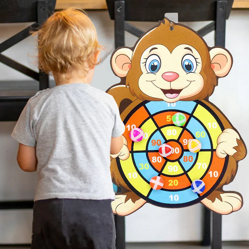 Kids Educational Dart Board Set