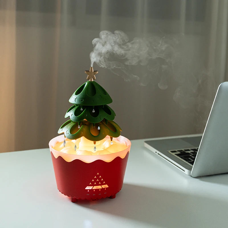 Lucky Christmas Tree Aromatherapy Diffuser Water Drip with Remote