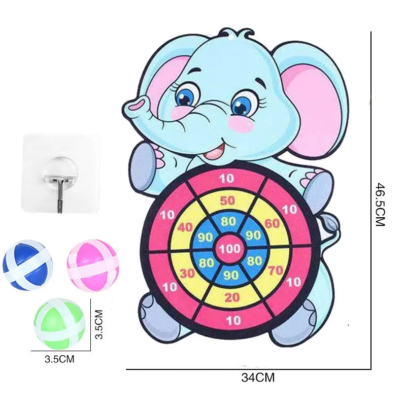 Kids Educational Dart Board Set