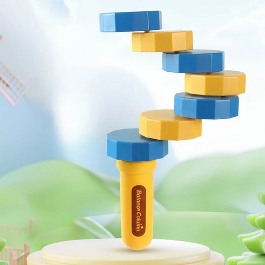 BalanceBuddy™ Wooden Stacking Challenge