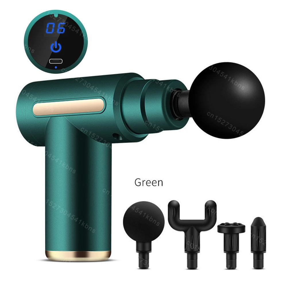 Mini Muscle Massage Gun Protable Body Massager Deep Handheld
