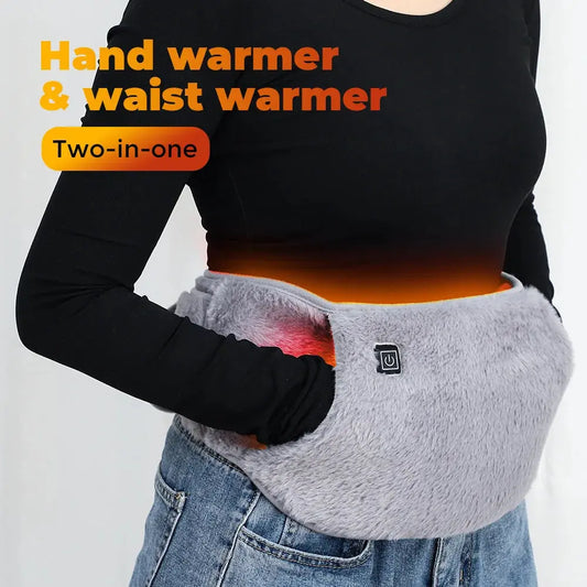 3 Levels Electric Graphene Heating Pad Cold-Proof Uterine Belt Cold-Proof Hand Waist Warming Pad USB Recharging Abdominal Warmer Healthing Store