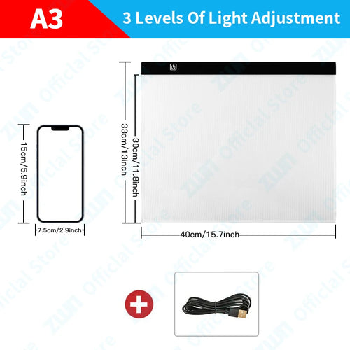 A3/A4/A5 3-Level Dimming Led Drawing Copy Pad Board Children's Toy AliExpress
