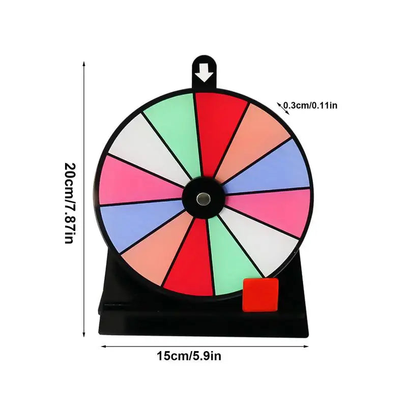 SpinningPrize Wheel Tabletop Lottery Activity Turntable Draw