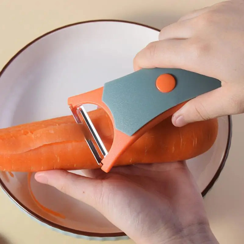 PeelPro 2-in-1 – Effortless Prep, Twice the Function!