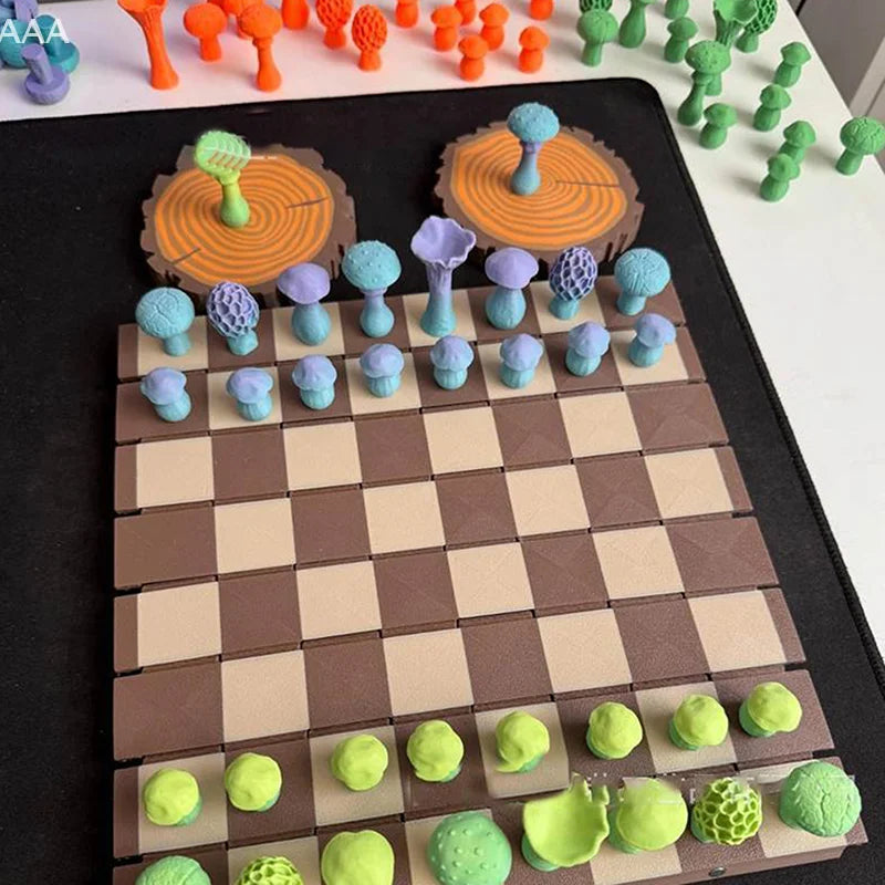 Mystic Mushroom Chess – Play, Stick, and Conquer!
