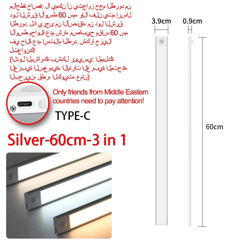 Flexible Motion Sensor LED Strip for Home Lighting
