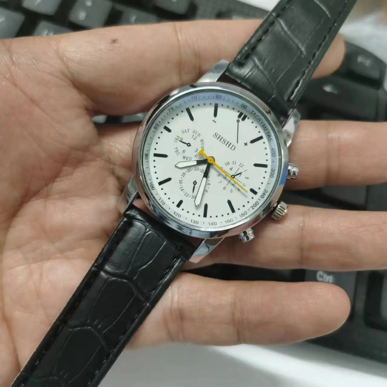 Pilot Para Shock 17 Jewels Silver Dial Mechanical Hand winding Men's Wrist Watch