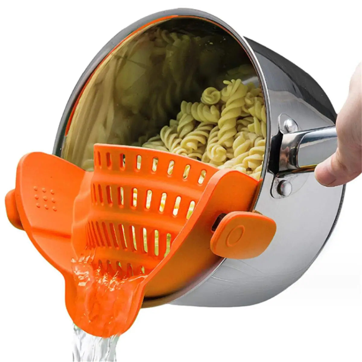Effortless Silicone Pot Strainer