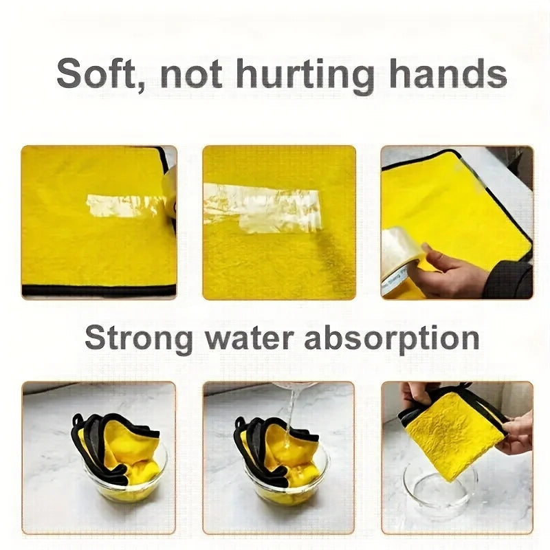 Ultra-Soft Car Cleaning Towels - No Shedding or Streaks
