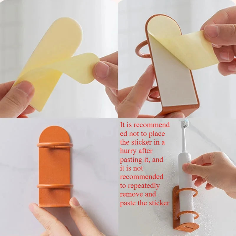 Electric Toothbrush Holder Traceless Toothbrush Stand Rack