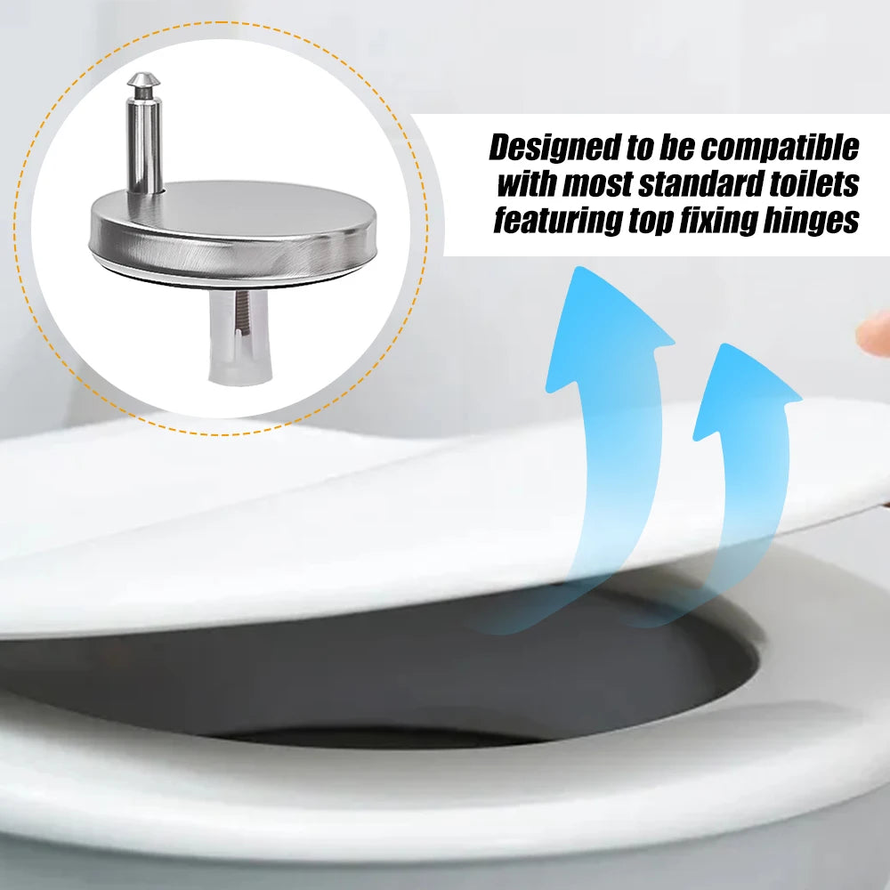 Rust-Resistant Stainless Steel Toilet Seat Fixing Kit – Easy Installation (2 Pack)