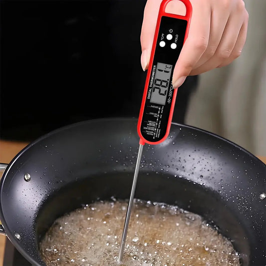 Digital Meat Thermometer Instant Read Food Thermometer with Foldable Probe Candy Thermometer for Kitchen Baking BBQ Universal Marketplace Store