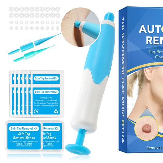 2 IN 1 Auto Micro Skin Tag Remover Device Standard And Micro Skin Tag Removal Kit Adult Mole Wart Remover Face Care Beauty Tools