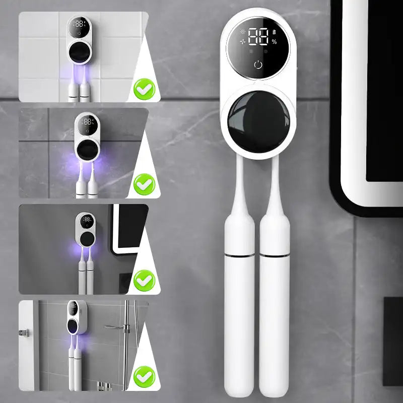 Holder Tooth Brush Sanitizer Uv Toothbrush Sanitizer Toothpaste