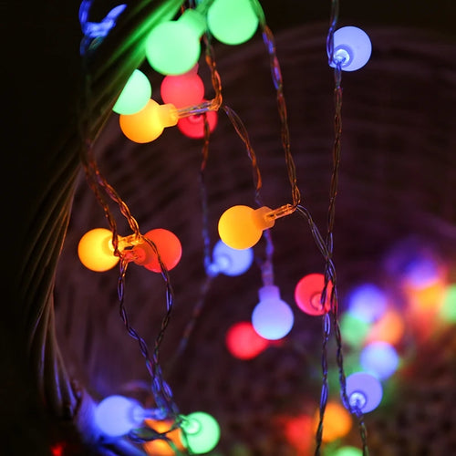 10M USB/Battery Power Ball LED String Lights Garland Lights Outdoor