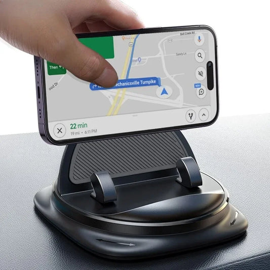 360° Universal Dash Mount – No More Phone Slips While Driving!