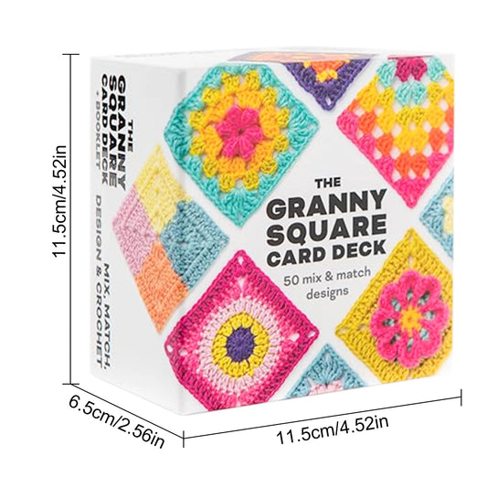 The Ultimate Granny Square Card Deck: Mix, Match & Master 50 Timeless Patterns Ruguoyoulaisheng Store