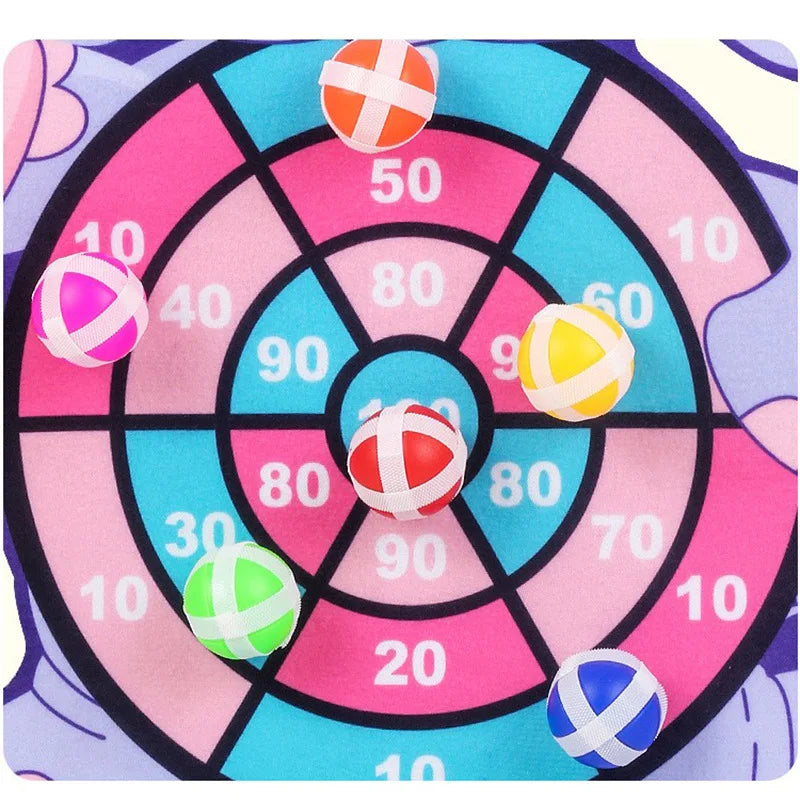 Kids Educational Dart Board Set