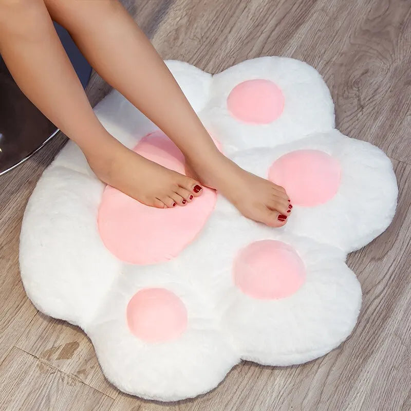 70*60cm Kawaii Cat Paw Plush Toys Cute Soft Stuffed Floor Cushion Chair Sofa Butt Pad for Home Room Decoration Office Nap Dolls Shop1103135394 Store