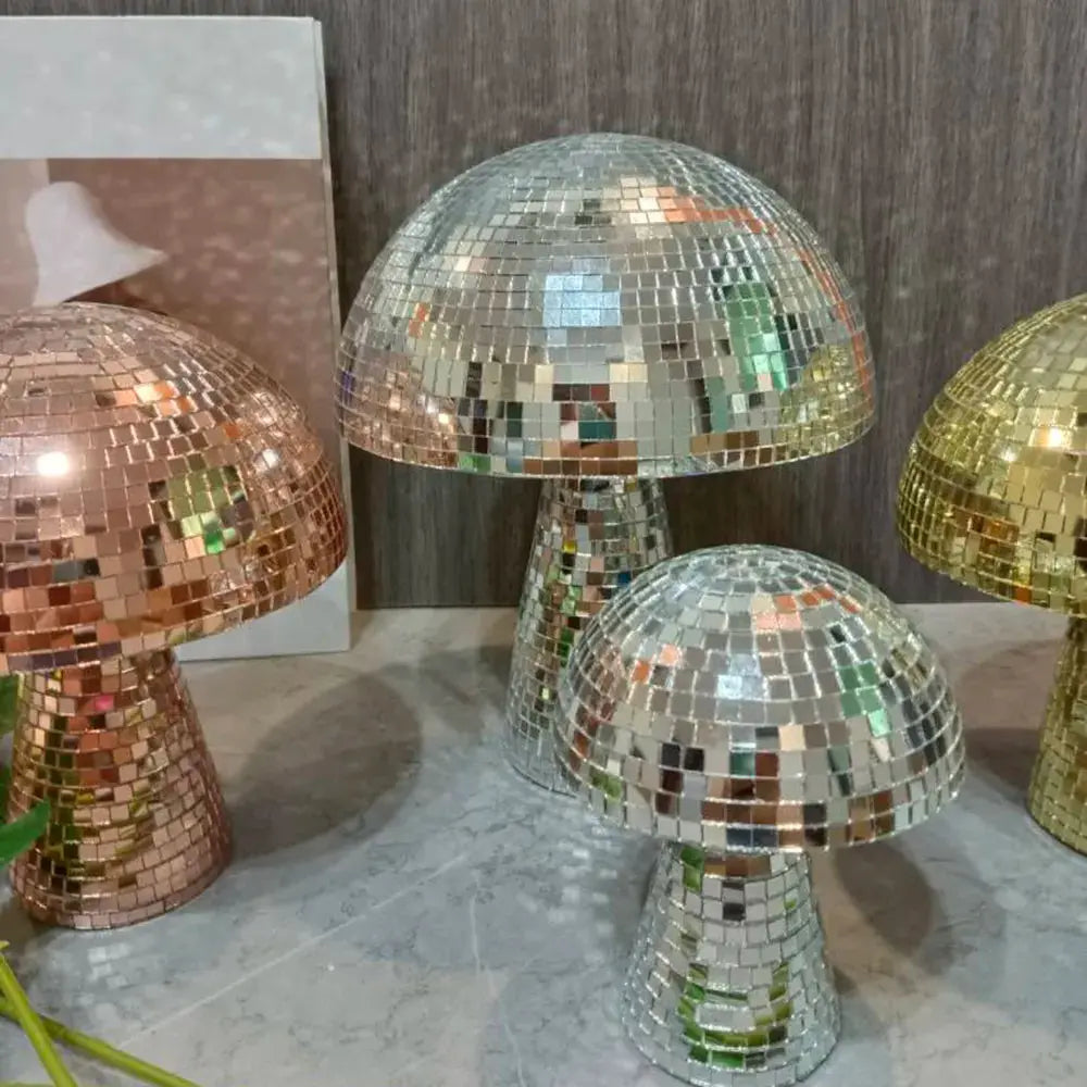Disco Mushrooms Bedroom Decoration Disco Ball Mushroom Wedding AliExpress